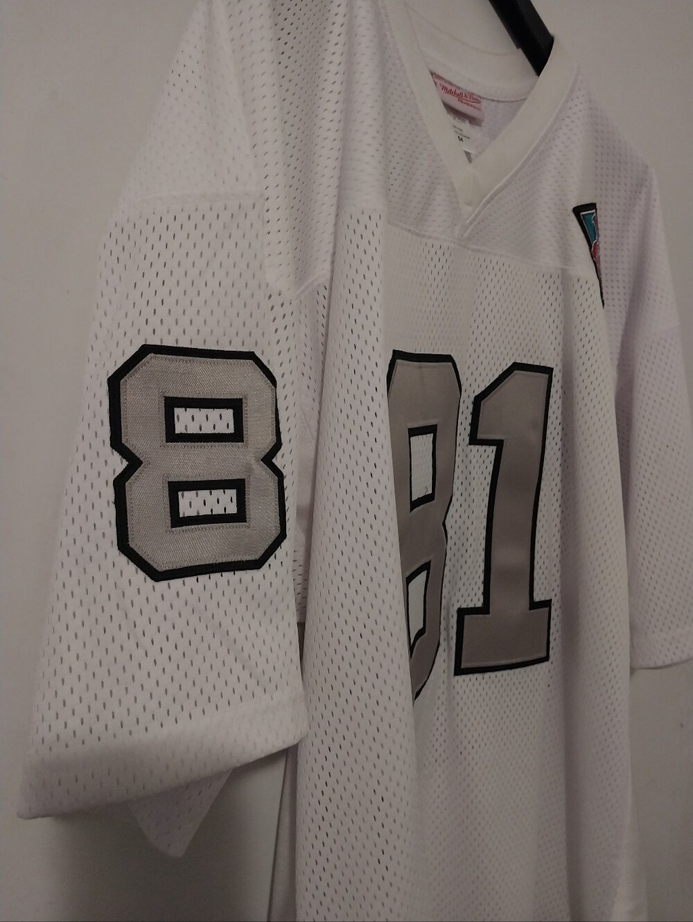 Mitchell & Ness Los Angeles Raiders Tim Brown 1994 75th Anniversary Patch Sz. 54 - Picture 4 of 10